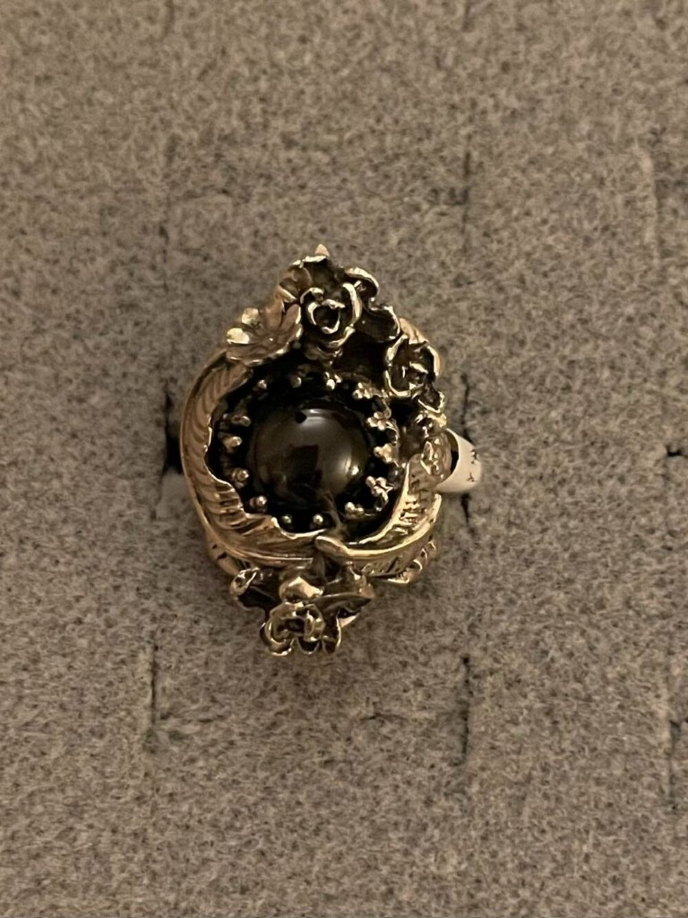 NEW Vintage Sterling Silver Ring Size 6 Handmade Gemstone Bob Stringer Y2K $275